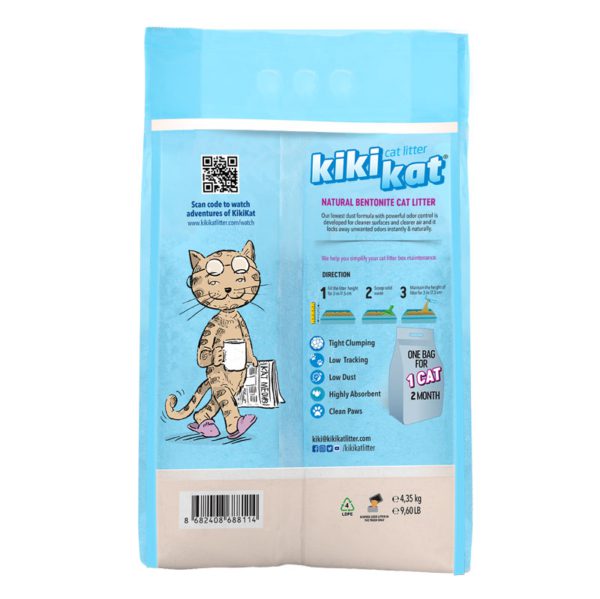 KIKIKAT ΑΜΜΟΣ ΓΑΤΑΣ  CLEANY 10lt - Image 2