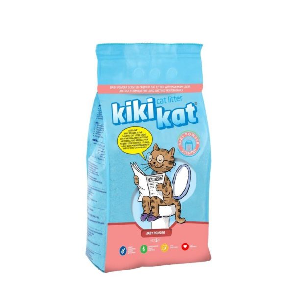 KIKIKAT ΑΜΜΟΣ ΓΑΤΑΣ BABY POWDER 10LT